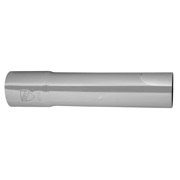 Jones Stephens 1-1/4in. x 12in. Chrome Plated Brass Solder Extension Tube 22 Gauge P38074 - main